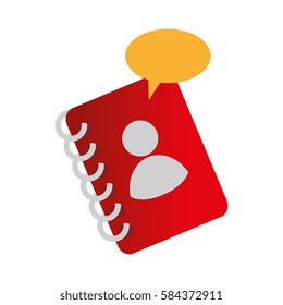 telephone agend isolated icon