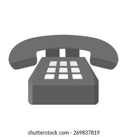 Telephone, analog set, device icon vector image. Can also be used for communication, connection, technology. Suitable for web apps, mobile apps and print media.