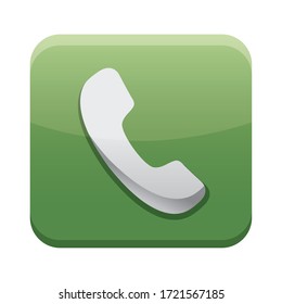 telephone app button menu isolated icon vector illustration design