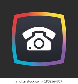 Telephone - App Icon Button