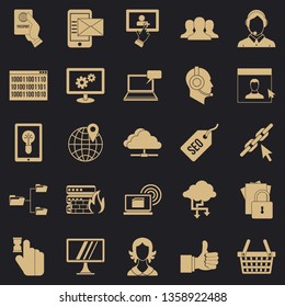 Telephone base icons set. Simple set of 25 telephone base vector icons for web for any design