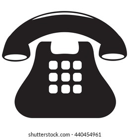 Telephone black Icon