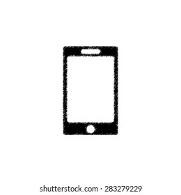  telephone - black vector icon