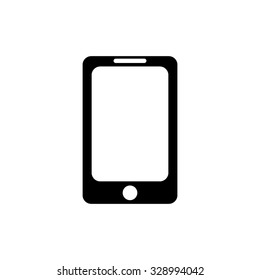 telephone  - black vector icon