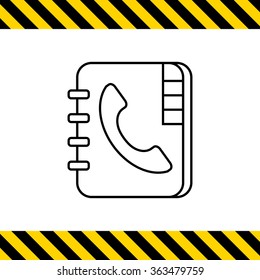 Telephone book icon