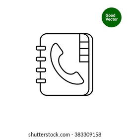 Telephone book icon
