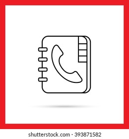 Telephone book icon