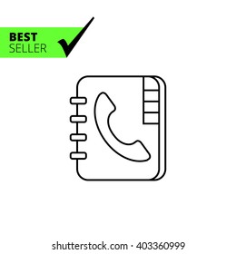 Telephone book icon