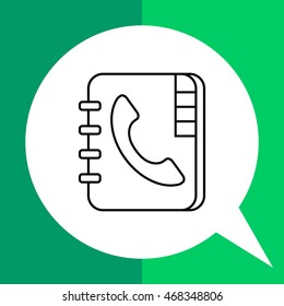 Telephone book icon