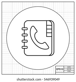 Telephone book icon