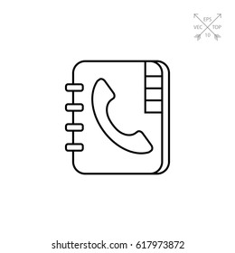 Telephone book icon