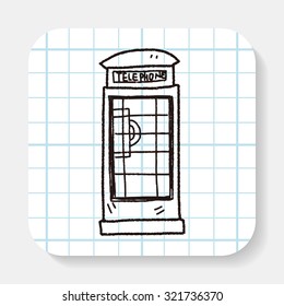 Telephone booth doodle