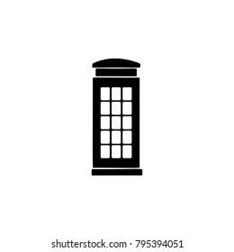 telephone booth of England icon. Element of United Kingdom culture icons. Premium quality graphic design icon. Signs, outline symbols collection icon for websites, web design on white background