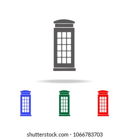 telephone booth of England icon. Elements of United Kingdom multi colored icons. Premium quality graphic design icon. Simple icon for websites, web design, mobile app on white background