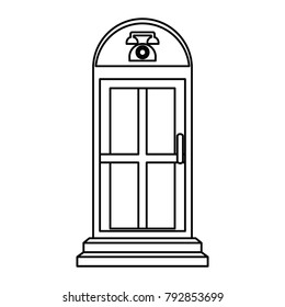 telephone box icon image