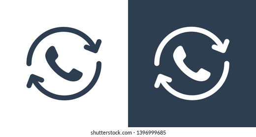 Telephone Business Sign Icon Vector