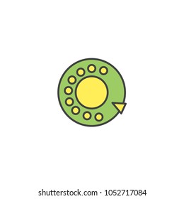 telephone buttons icon vector