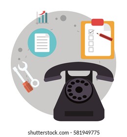 telephone call center logistic