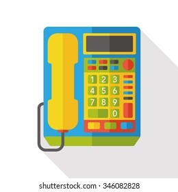 telephone call flat icon