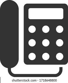 Telephone, call icon, vector graphics