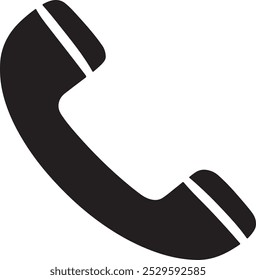 Telefonanruf Symbol, Vektorgrafik Anrufsymbol. Kommunikationszeichen