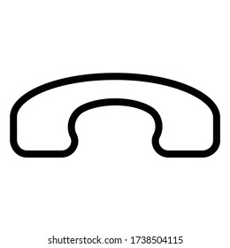 Telephone | Call | Receiver | Vector Icon 