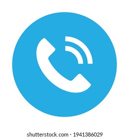 telephone call sign icon vector