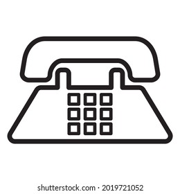 telephone call symbol flat icon