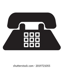 símbolo de llamada telefónica icono plano