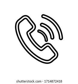 Telephone call symbol Icon Vector illustration