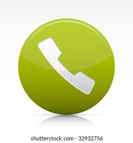 Telephone Call. Vector in Adobe Illustrator EPS for multiple applications.