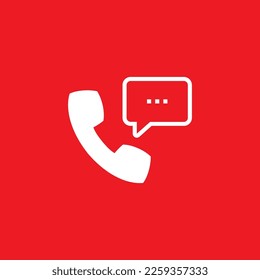 Telephone communication icons, common graphic resources, vector illustrations.