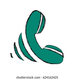 Telephone communication symbol
