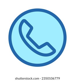 Icono de símbolo de comunicación telefónica ilustración de diseño vectorial