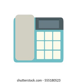 telephone communication talk conversation office vector illustration eps 10