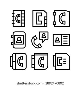 Telephone Contact icon or logo isolated sign symbol vector illustration - Collection of high quality black style vector icons
