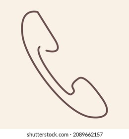 Telephone And Contact Icon With Vector Soft