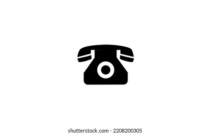 Telephone dial vector logo design