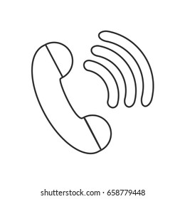 Telephone dial with wi-fi icon