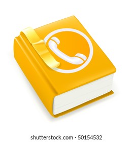 Telephone Directory, Vector Icon