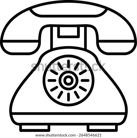 Telephone Filled Style Icon Design