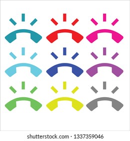 telephone flat icon
