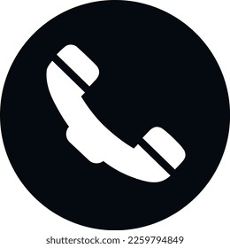 Telephone flat icon for graphic resources