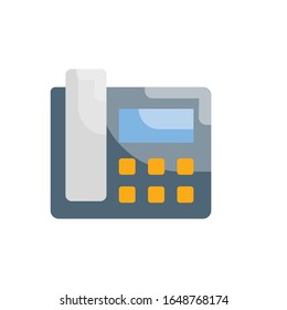 Icono plano del teléfono.ilustración vectorial. EPS 10