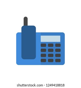 telephone flat vector icon
