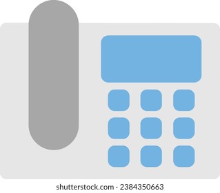 Telephone Flat Vector Icon Design
