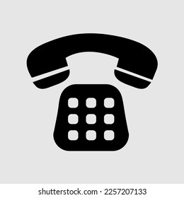 Telephone flat vector icon. trendy style illustration on white background..eps
