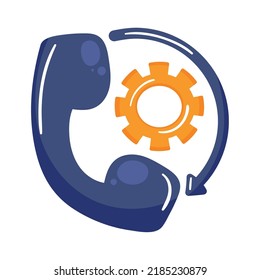 telephone with gear support service