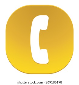 Telephone handset icon
