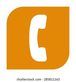 Telephone handset icon